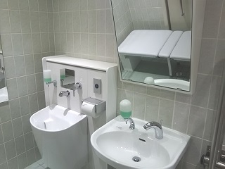 温水で洗浄できます。