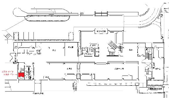 本館一階の図面です