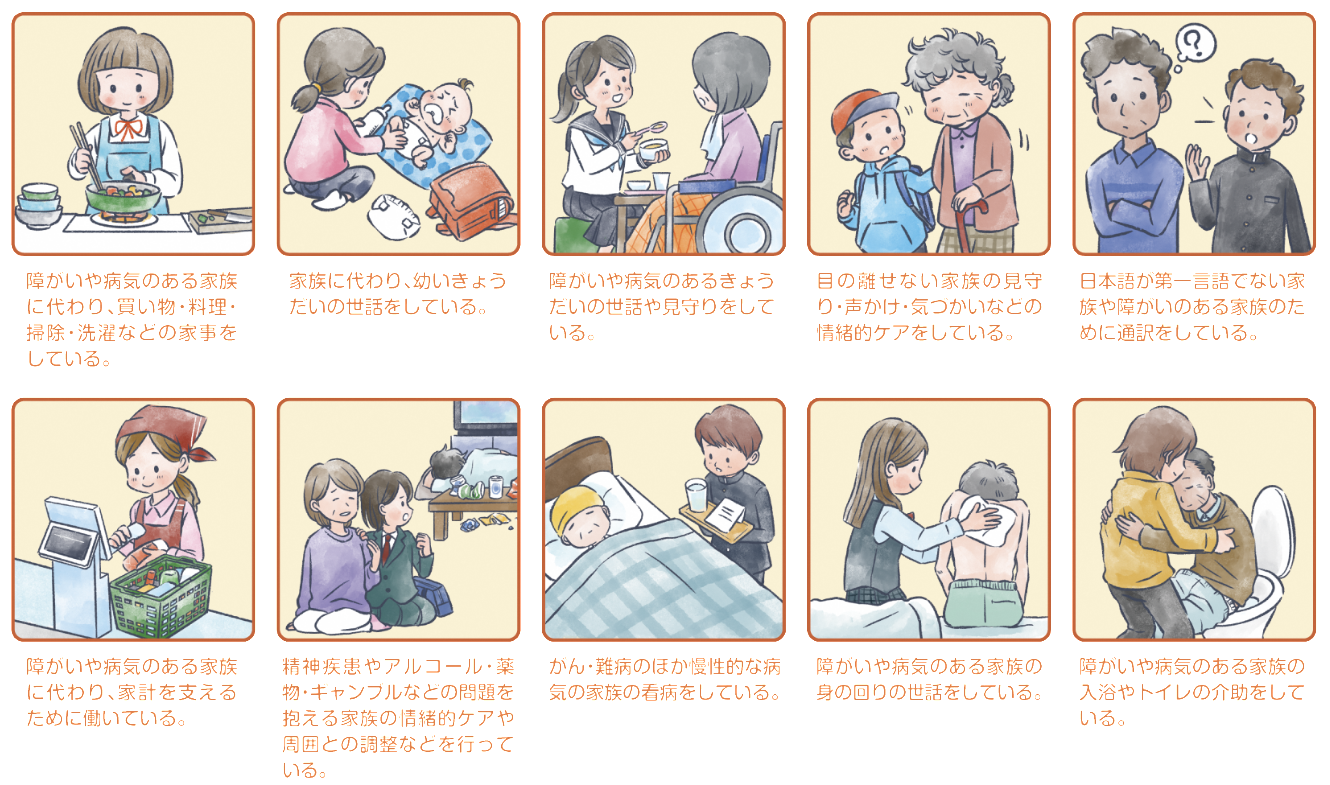 ヤングケアラー例