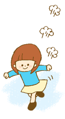 走っているイラスト