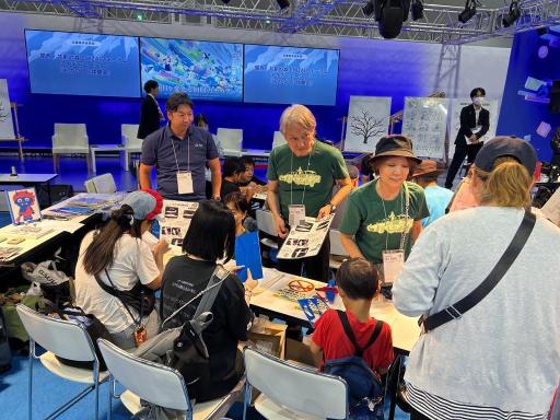 万博会場内ワークショップ