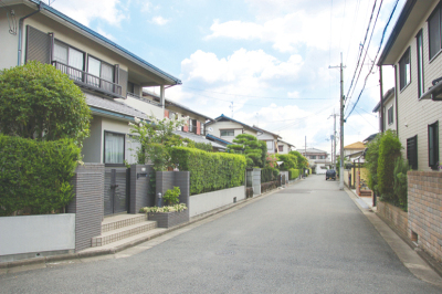 高田町のまちなみ