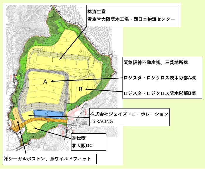 彩都山麓線エリア立地企業R5年8月