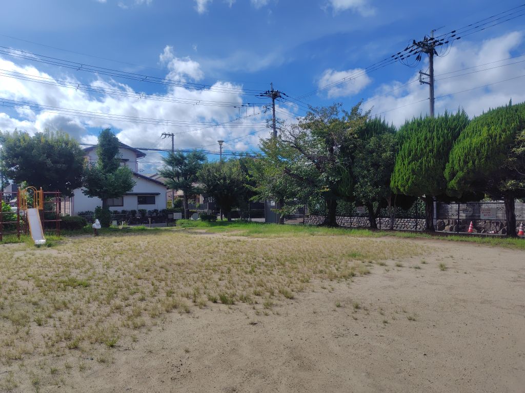玉瀬南公園の実施前状況写真