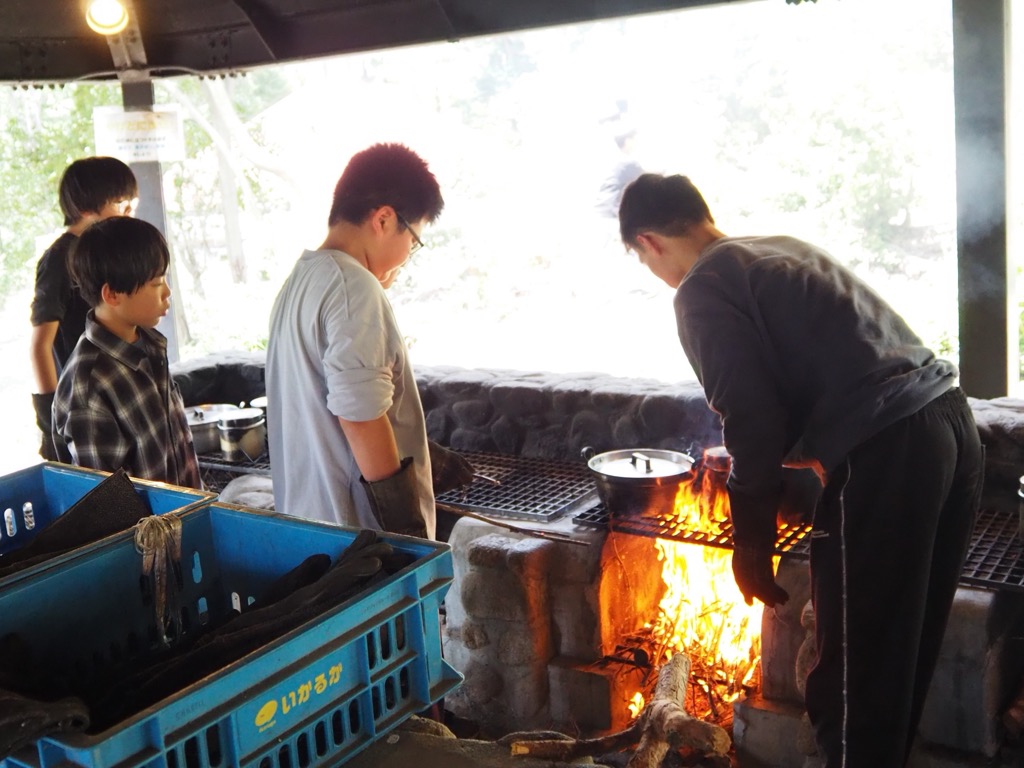 こども会キャンプの様子