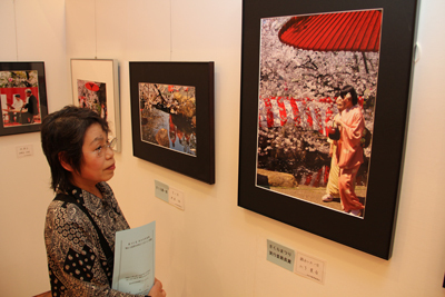 さくらまつり写真展会場の様子