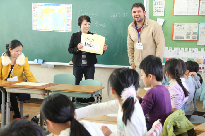 国際交流教室の様子