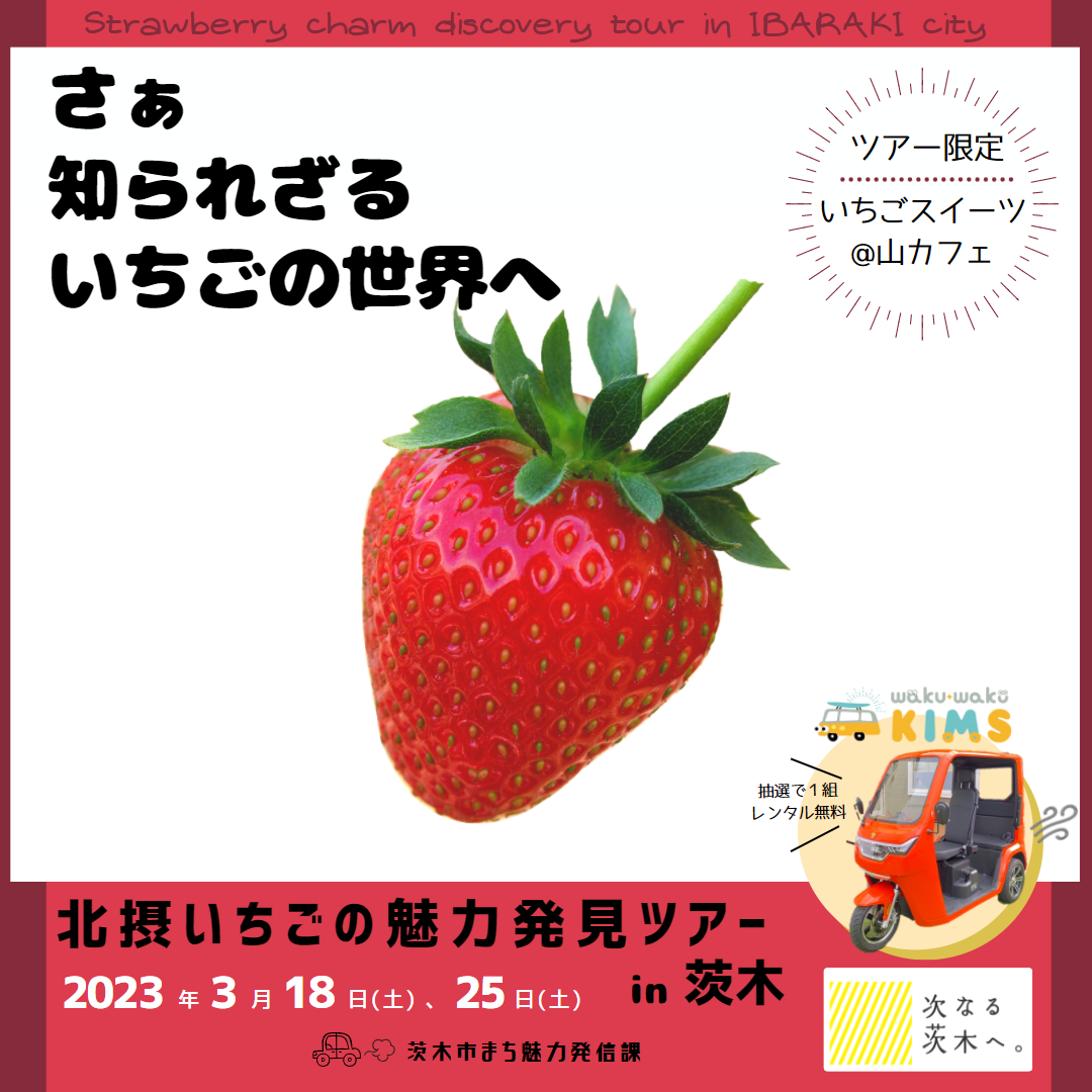 （イメージ）北摂いちごの魅力発見ツアー in 茨木（募集は終了しました）