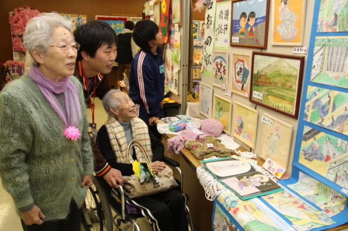 作品展示の様子