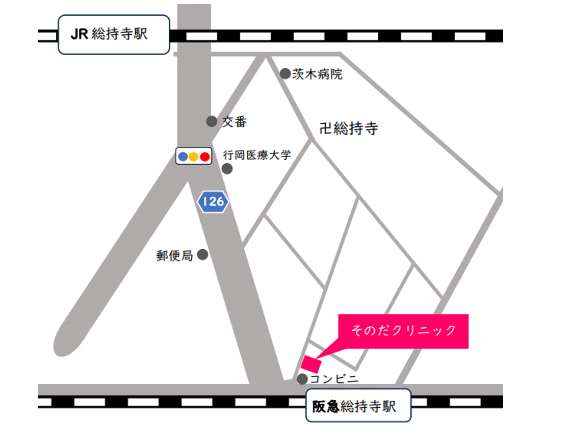 オレンジカフェざくろまでの地図