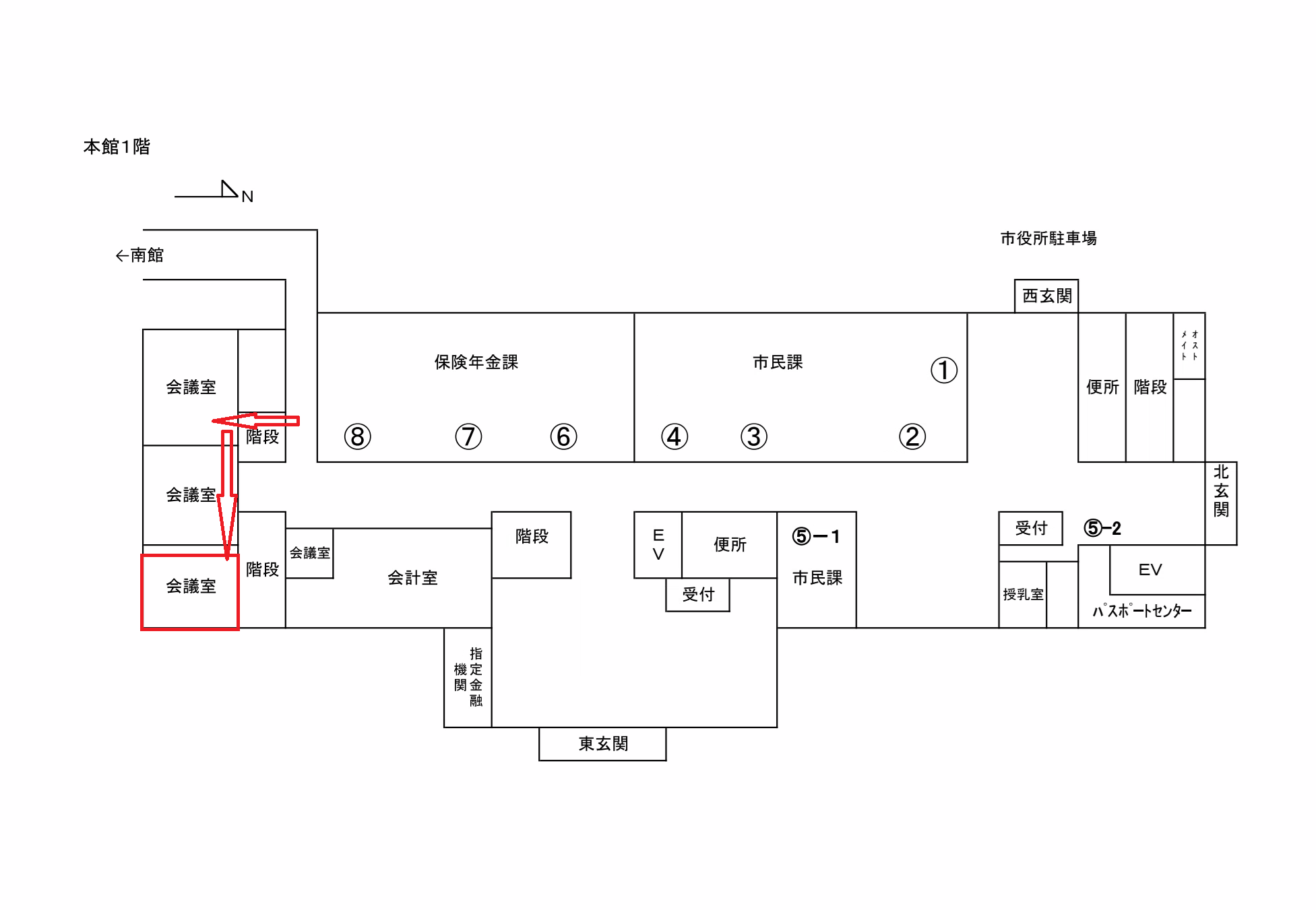 説明会会場フロアマップ