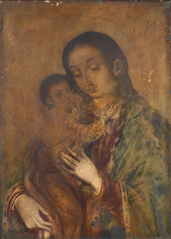 聖母子画像