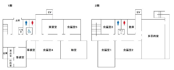 14 春日コミュニティセンター見取図