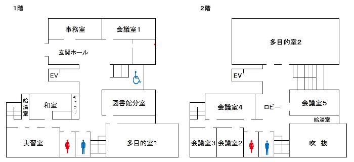 13 大池コミュニティセンター見取図