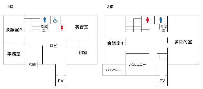 15 東奈良コミュニティセンター見取図