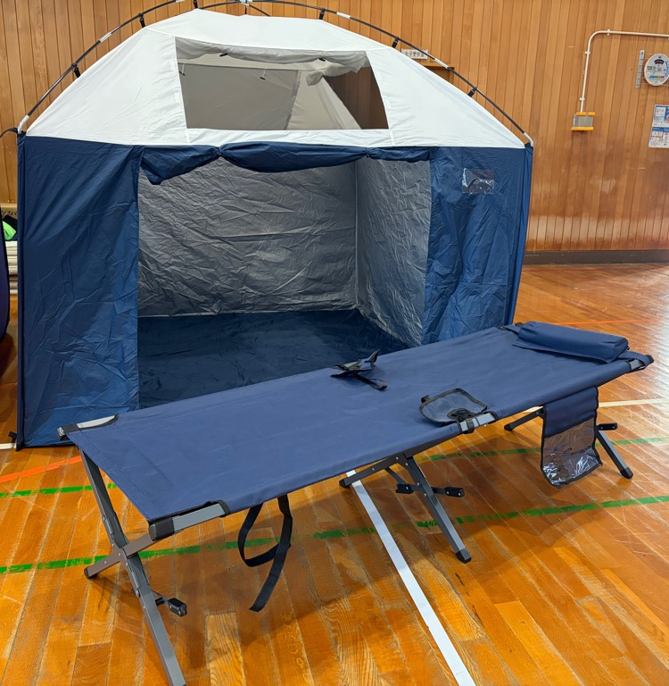 整備したベッド・パーティション