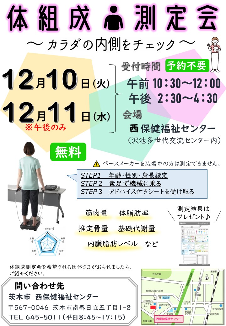（イメージ）体組成測定会【西保健福祉センター】
