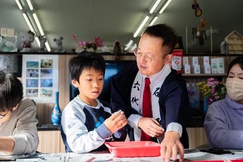 オープンカンパニー当日の様子（射場石利石材）１