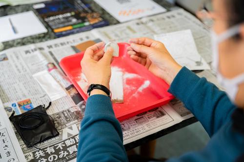 オープンカンパニー当日の様子（射場石利石材）２