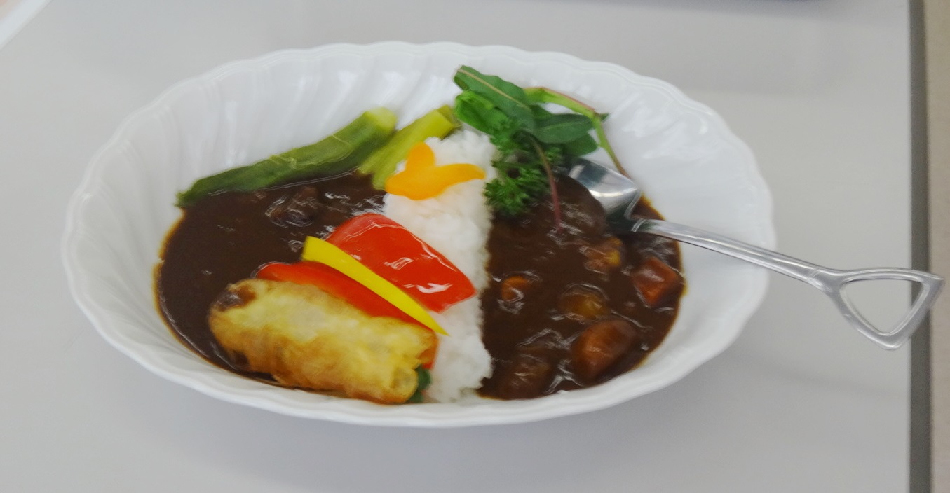 オリジナル安威川ダムカレー