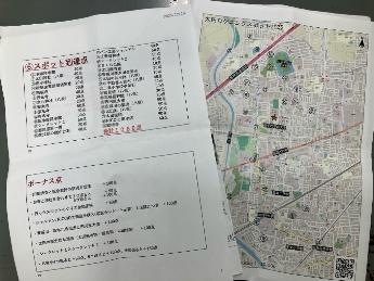 ロゲイニングの配布資料