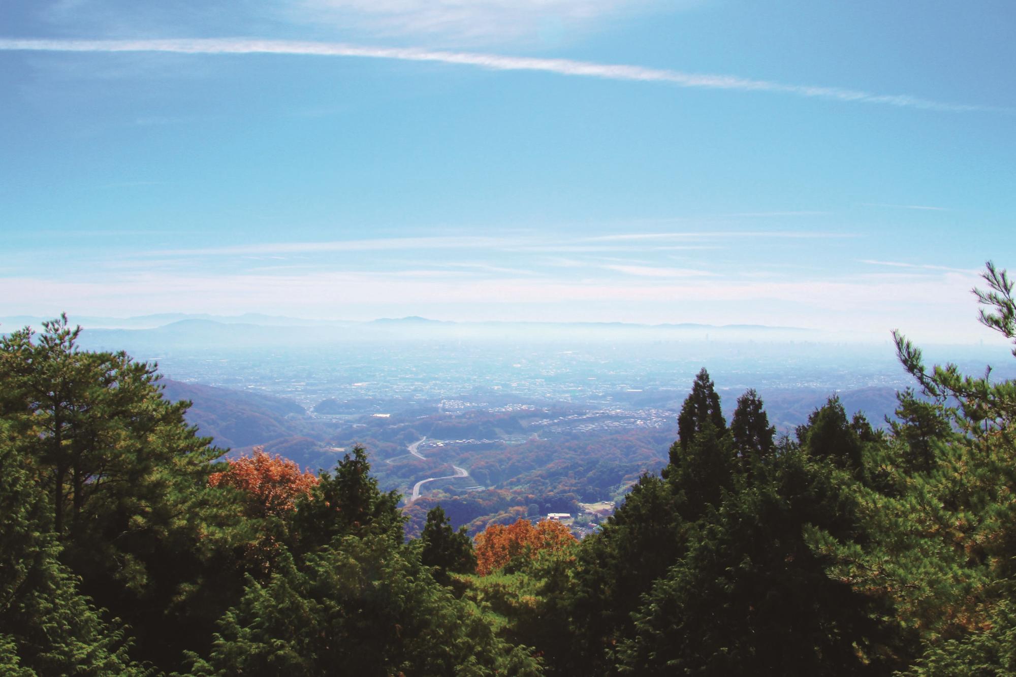 竜王山展望台からの眺め