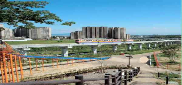 彩都西公園からの風景