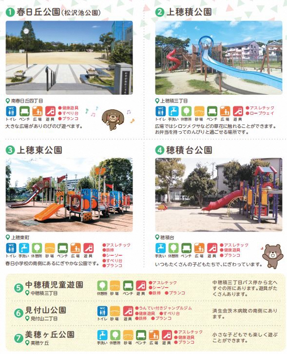 西ブロックの公園