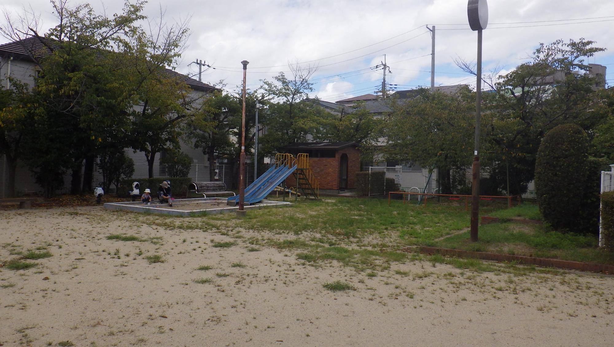 鮎川公園の実施前状況写真