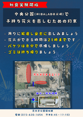 花火　社会実験