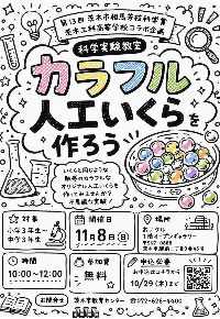 カラフル人工いくらを作ろう