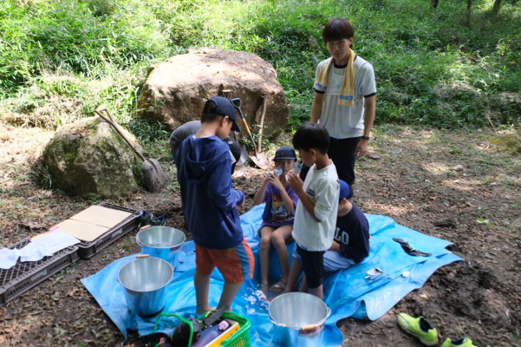 こども会キャンプの様子