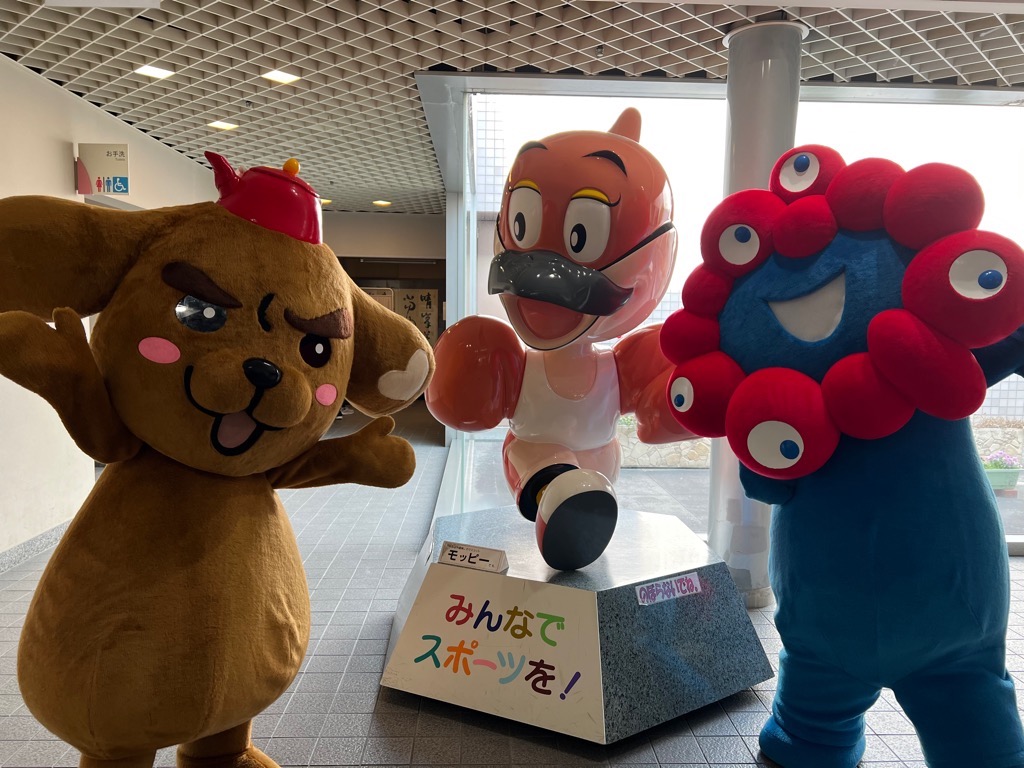 ミャクミャクと一緒に