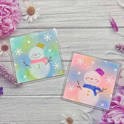 雪だるまマグネット