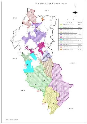 茨木市給水区域図