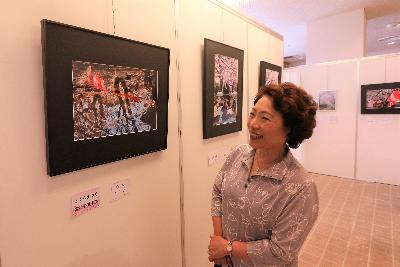 さくら祭写真展の様子