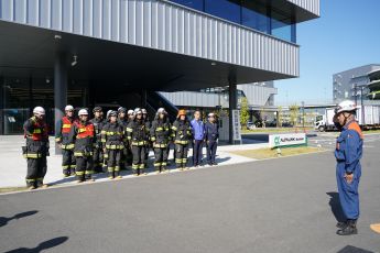 訓練開始の様子