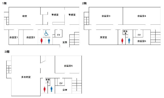 12 三島コミュニティセンター見取図