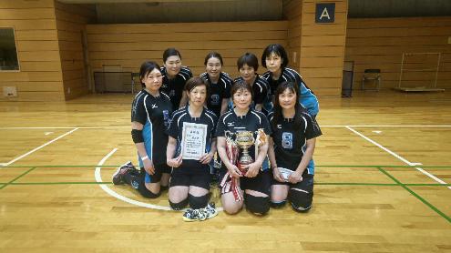 優勝チームの様子